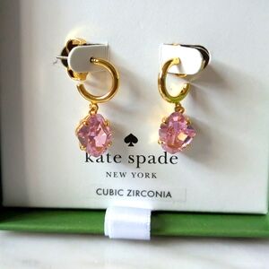 NWT Kate Spade Treasure Trove Huggies - Pink + Gold